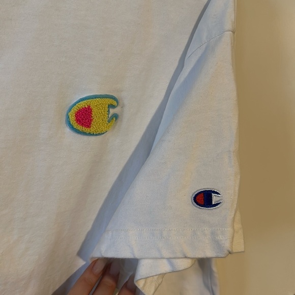 CHAMPION | White Cropped T-Shirt - Picture 6 of 9